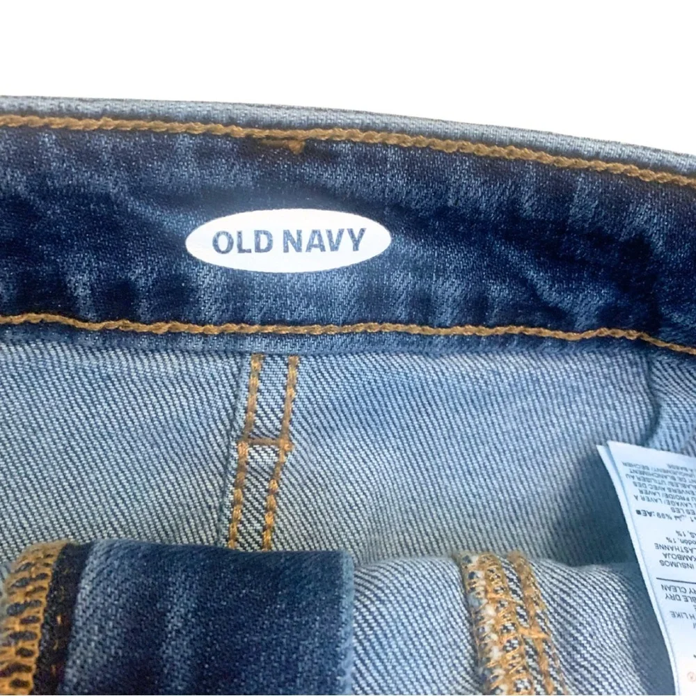 2/$30 Old Navy Blue Denim Short Skirt 2 Small Utility Cargo Pockets Jean 90s Y2K